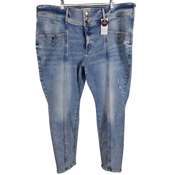 Lane Bryant Flex Magic Waistband Signature Fit Jeggings High Rise Jeans 26 NWT - Picture 1 of 7